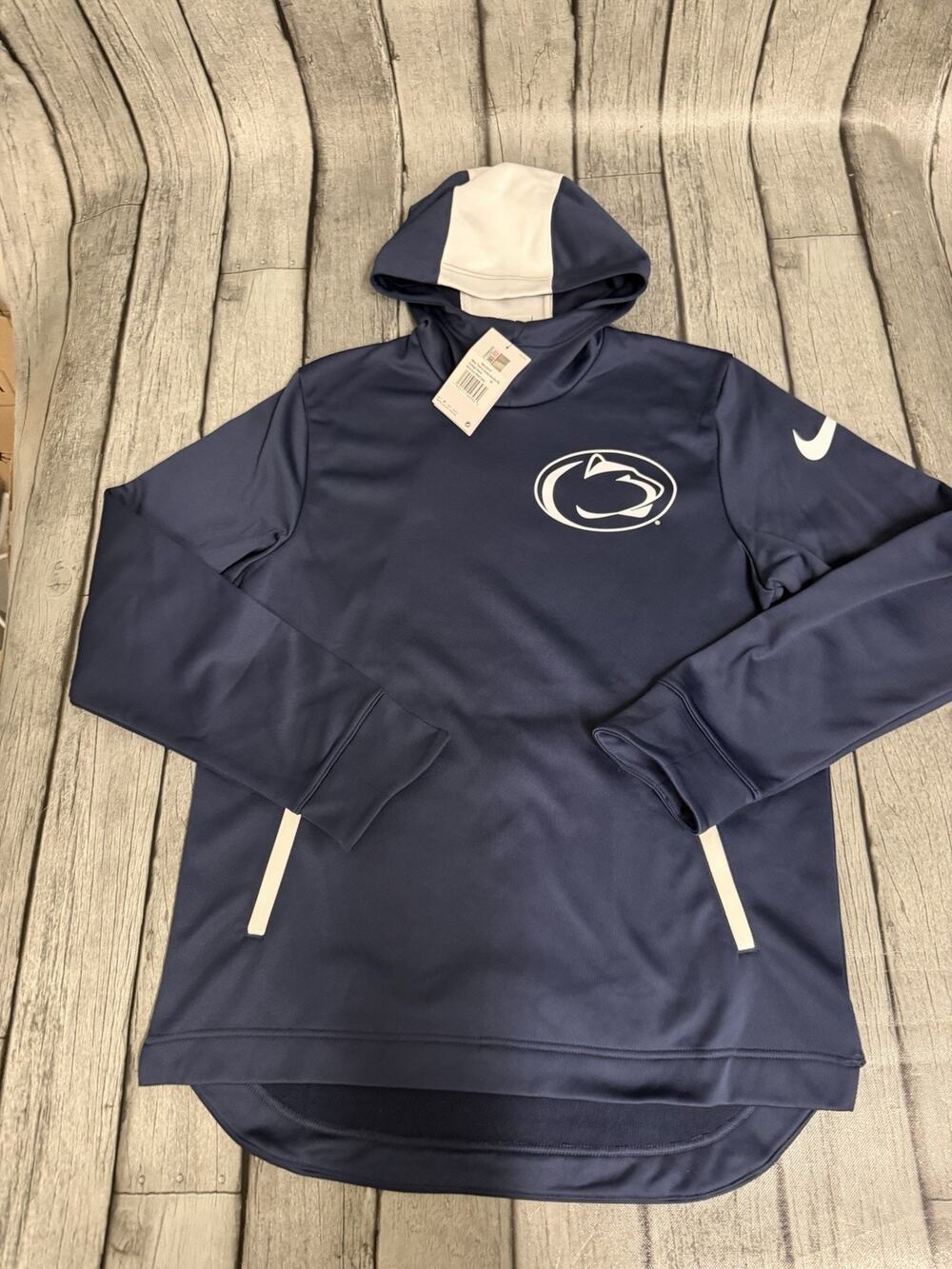 NWT Men’s Nike Penn State Nittany Lions Two-Hit Scuba Therma Fit Hoodie Sz Mediu